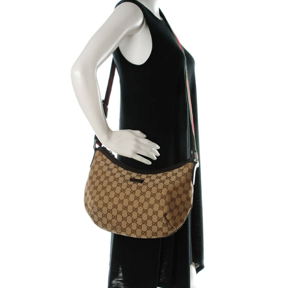 Gucci GG Monogram Web Medium Crossbody Bag - Picture 15 of 15